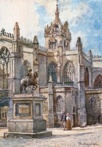 裁判所からセントジャイルズ大聖堂 作： John Fulleylove